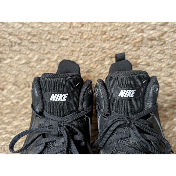 Nike Mens Fly By Mid 2 Black Athletic Basketball Shoes Sneakers Size 10 - Picture 7 of 11